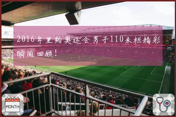 2016年里约奥运会男子110米栏精彩瞬间回顾！